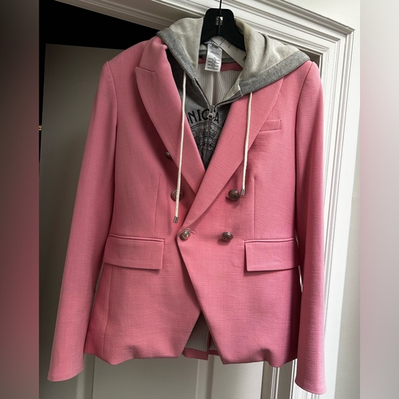 Veronica Beard Miller “Peony” color Double Breasted Blazer Sz 8 - Picture 16 of 17